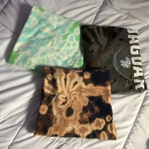 Bleached Tye Dye tee bundle lot